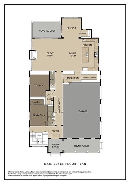 2D floor plan layout of this home in , Milton, GA (Image 5).