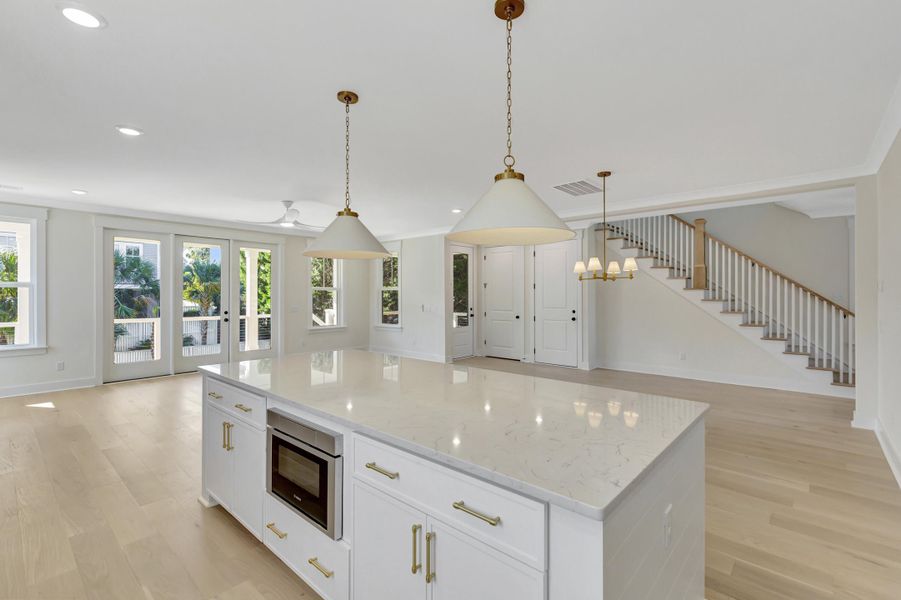 Furnished interior view inside a new home in , Isle Of Palms (Image 7).
