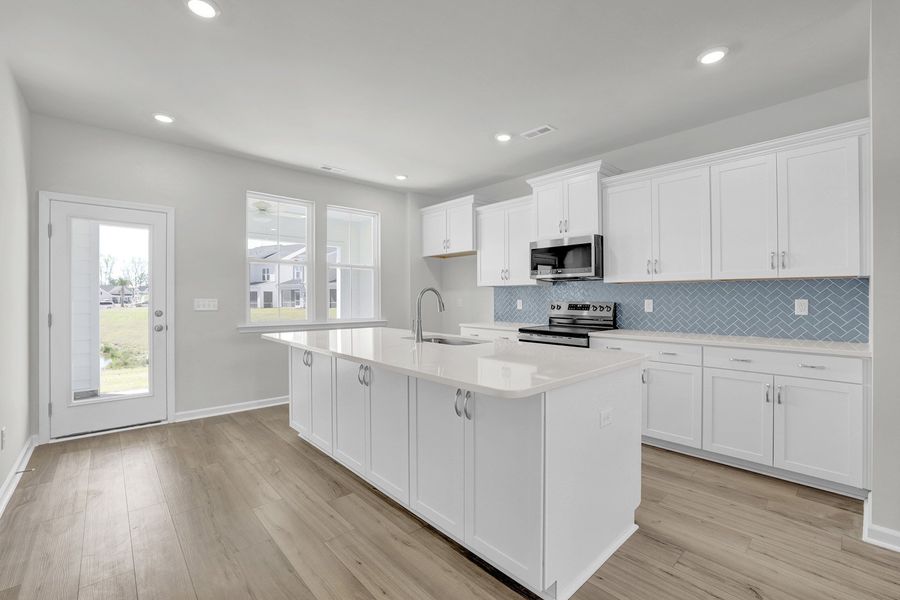 Furnished interior view inside a new home in Grand Park, Leland (Image 6).