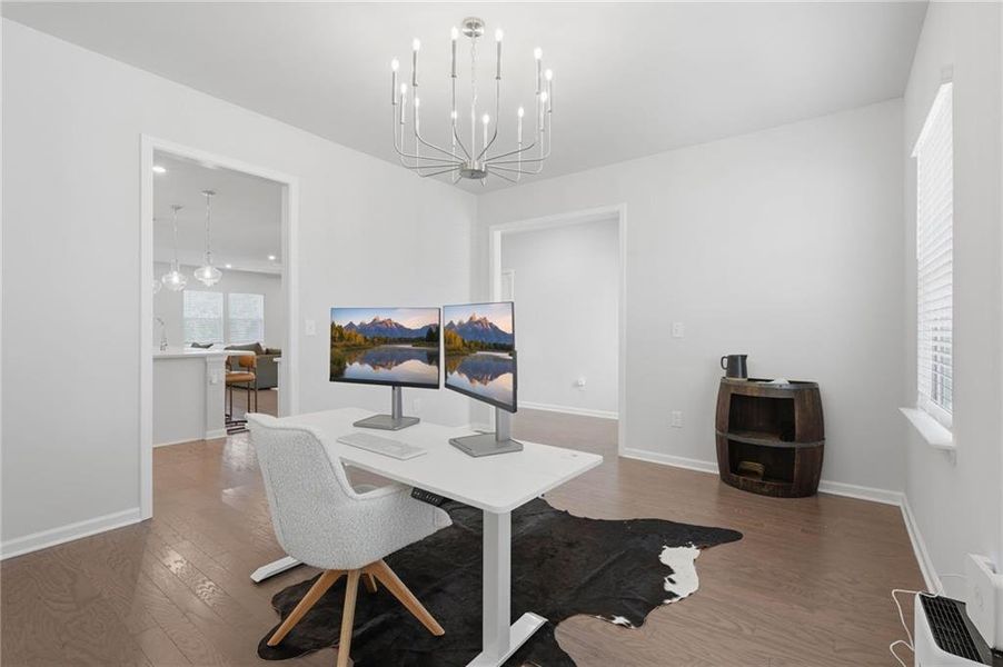 Furnished interior view inside a new home in Berkeley Mill, Cumming (Image 7).