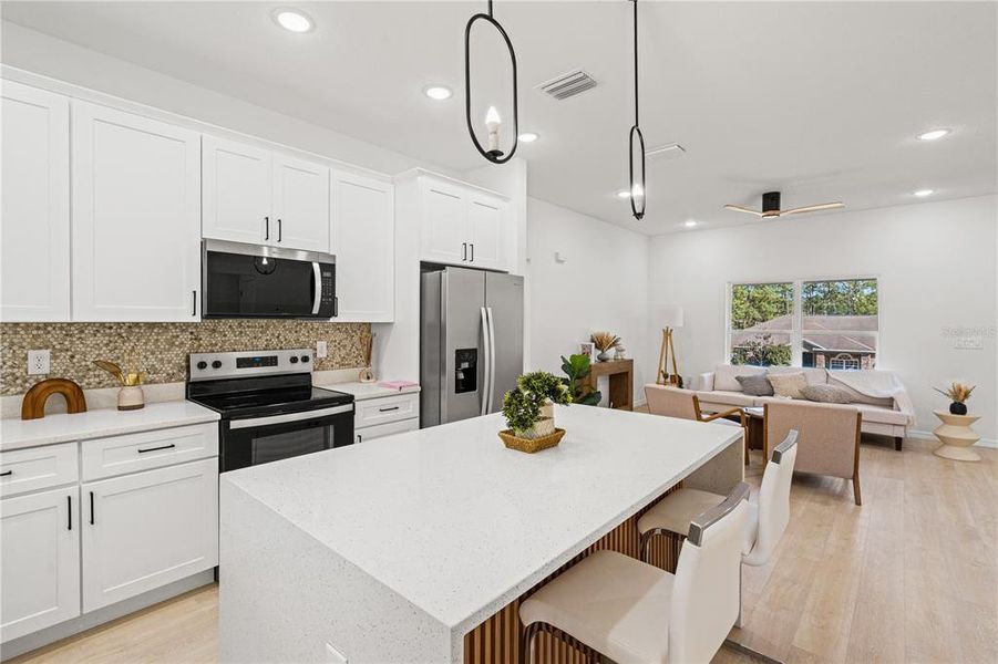 Furnished interior view inside a new home in , Citrus Springs (Image 5).