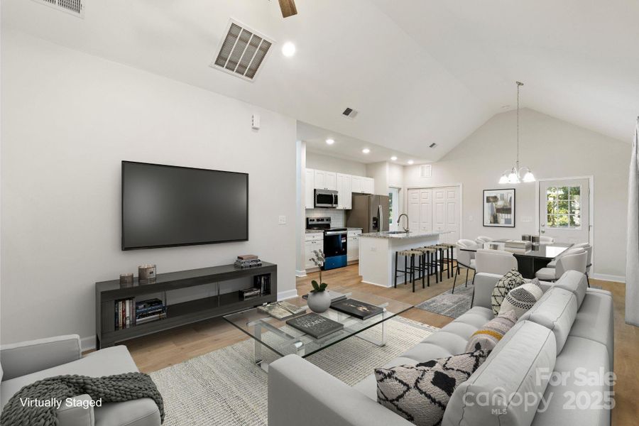 Furnished interior view inside a new home in , Statesville (Image 7). Furnished interior view inside a new home in , Statesville (Image 7).