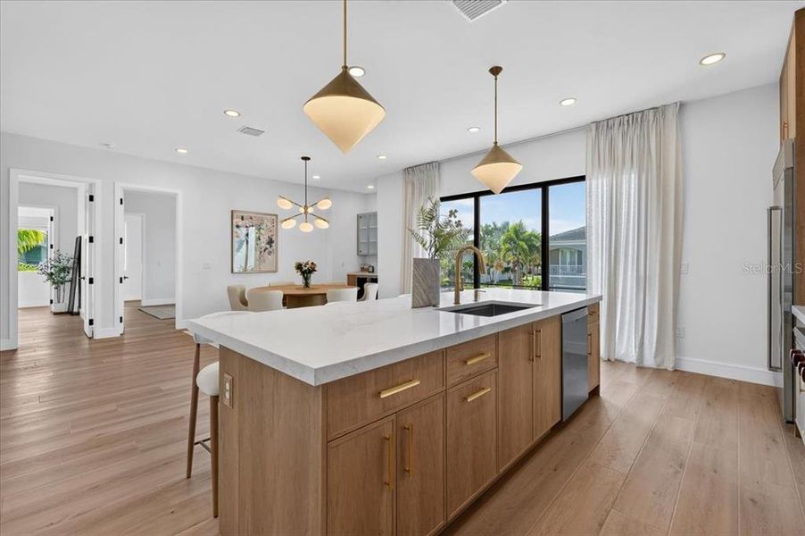 Furnished interior view inside a new home in , Redington Shores (Image 18).