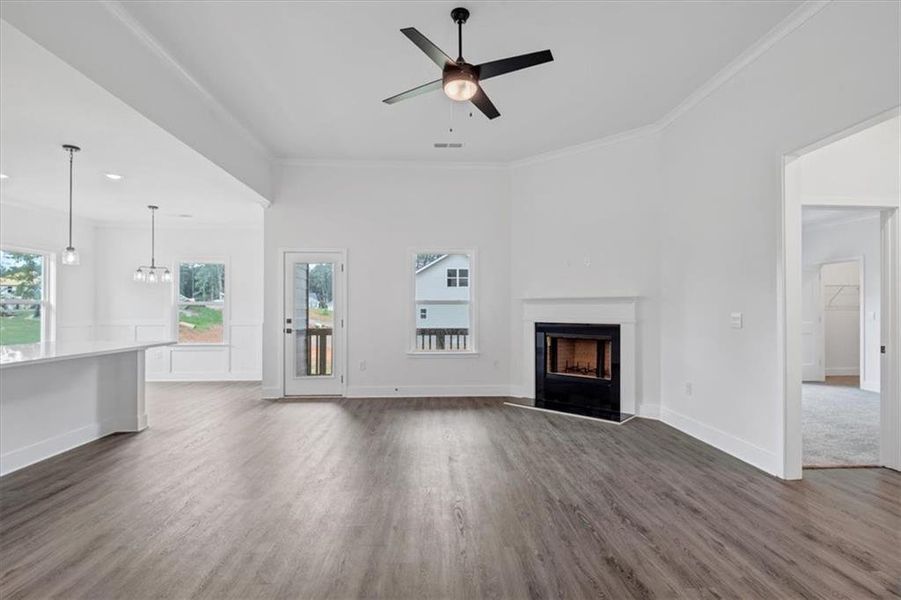 Spacious, unfurnished interior of a new home in Tuscany Hills, Douglasville (Image 28). Spacious, unfurnished interior of a new home in Tuscany Hills, Douglasville (Image 28).