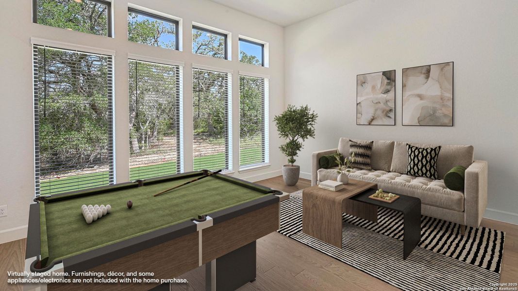 Furnished interior view inside a new home in George's Ranch Acre, Boerne (Image 10).