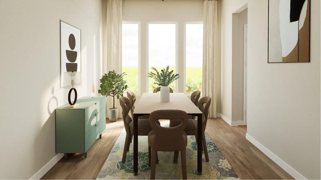 Furnished interior view inside a new home in Samara: Wentworth, League City (Image 14). Furnished interior view inside a new home in Samara: Wentworth, League City (Image 14).