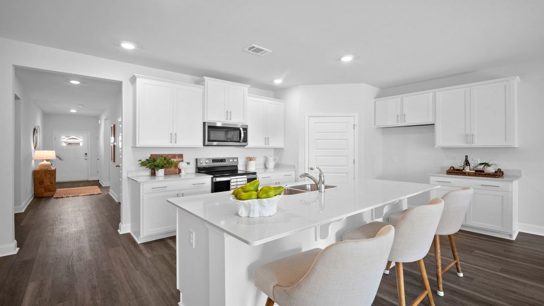 Furnished interior view inside a new home in The Pines at New Hampstead, Savannah (Image 3).