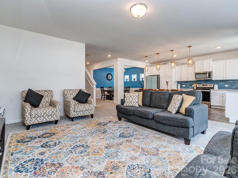 Furnished interior view inside a new home in , Statesville (Image 19).