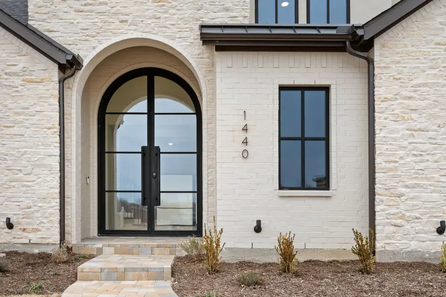 Exterior details and patio area of a home in Montclair, Prosper (Image 3).