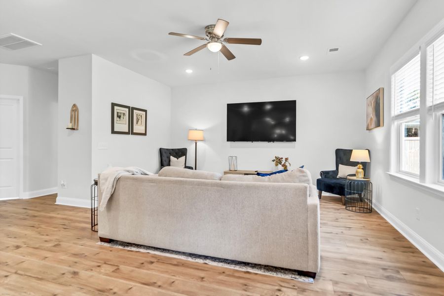 Furnished interior view inside a new home in Sea Island Preserve, Johns Island (Image 16).