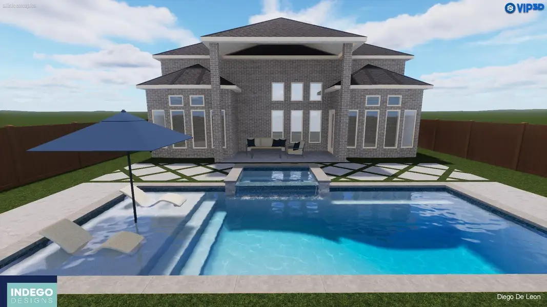 Pool Rendering by Indego Designs Pool Rendering by Indego Designs