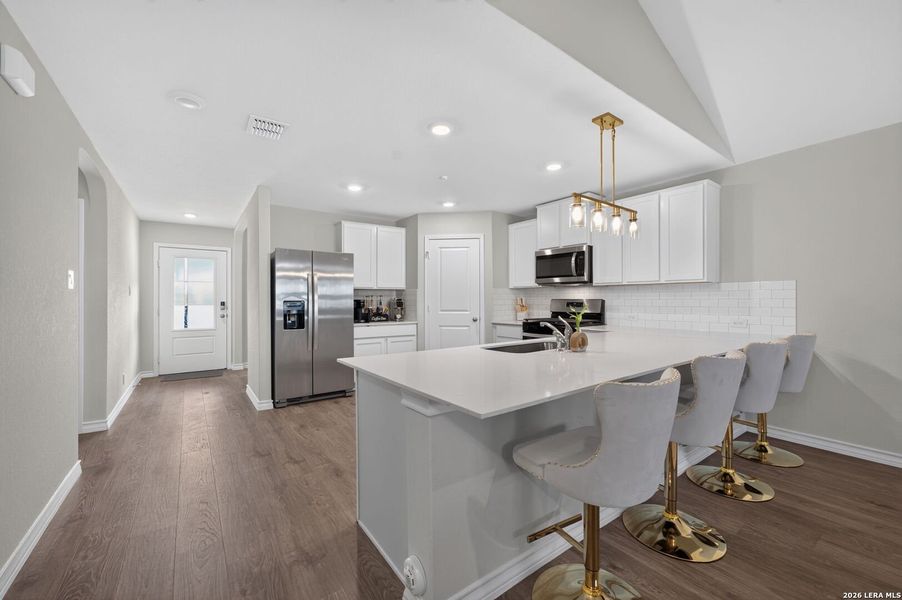 Furnished interior view inside a new home in Riverstone at Westpointe, San Antonio (Image 10).