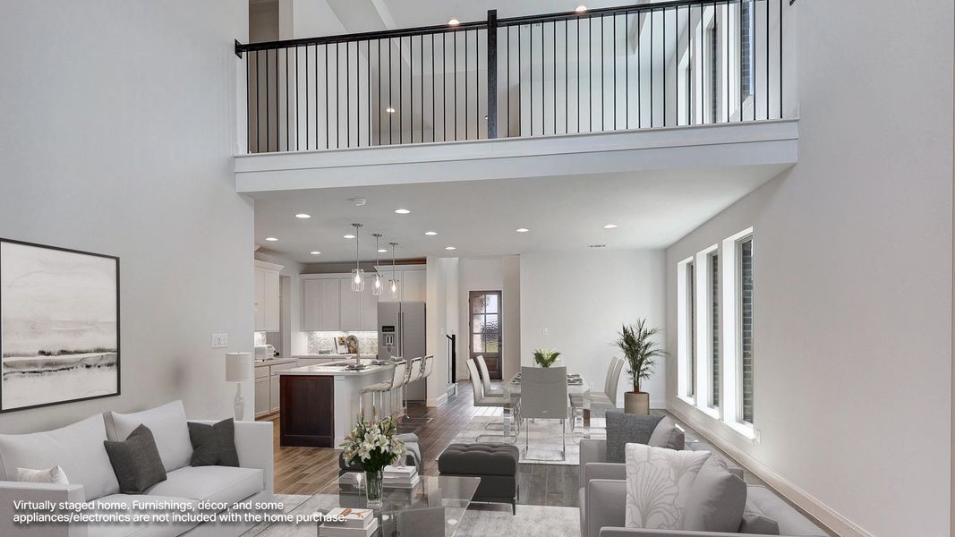 Furnished interior view inside a new home in Kallison Ranch, San Antonio (Image 6).