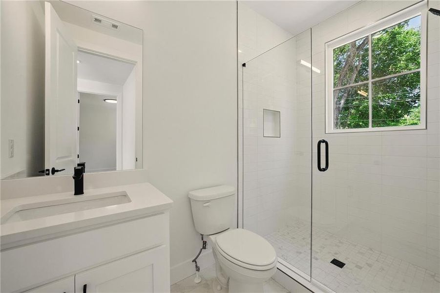 Furnished interior view inside a new home in , Atlanta (Image 14).