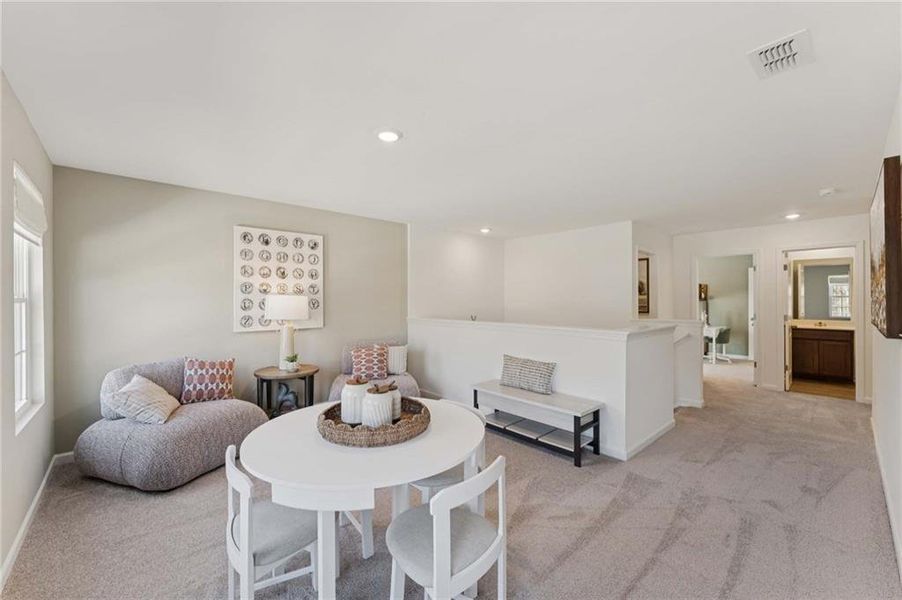 Furnished interior view inside a new home in , Dallas (Image 18).