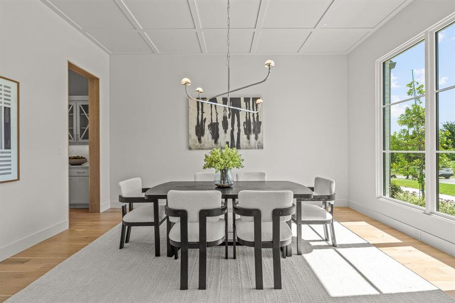 Furnished interior view inside a new home in , Fort Worth (Image 12). Furnished interior view inside a new home in , Fort Worth (Image 12).