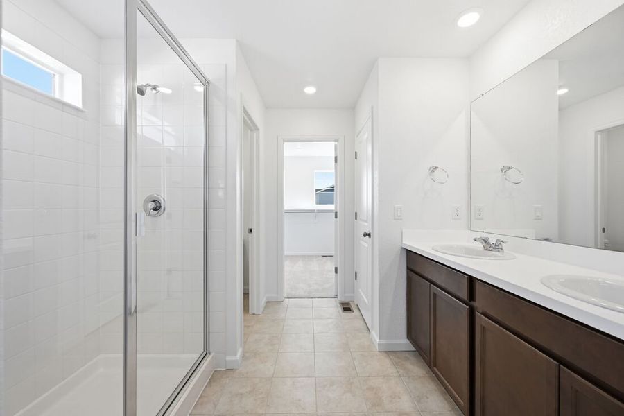 Furnished interior view inside a new home in The Town Collection at Independence, Elizabeth (Image 9).