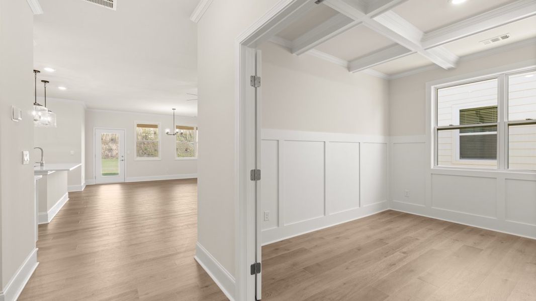 Representative unfurnished interior of a home built from the Clifton by D.R. Horton in Hamptons at Riverwood North, Dallas (Image 13).