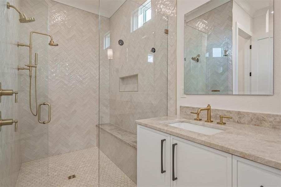 Furnished interior view inside a new home in , Tampa (Image 67).