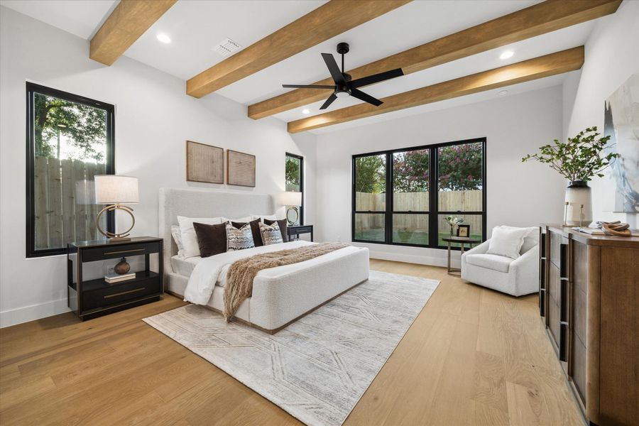 Furnished interior view inside a new home in , Houston (Image 13).