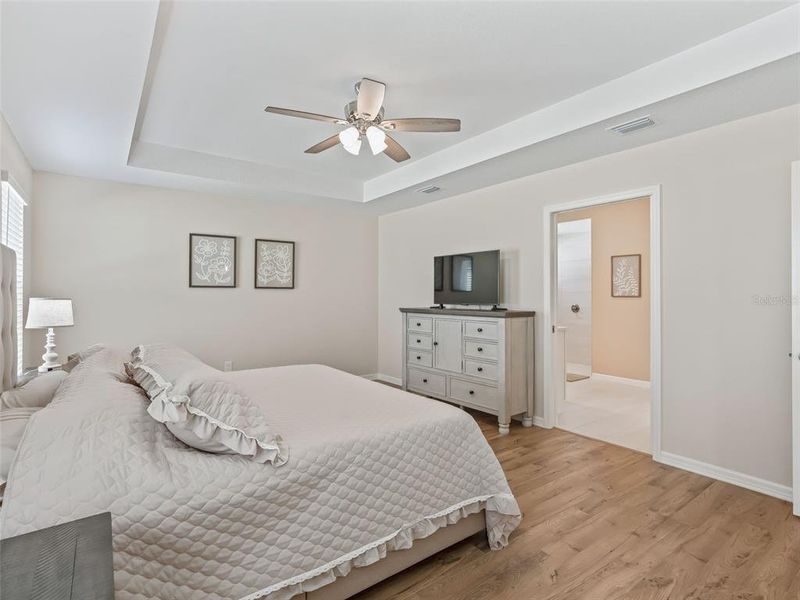 Furnished interior view inside a new home in , The Villages (Image 37).