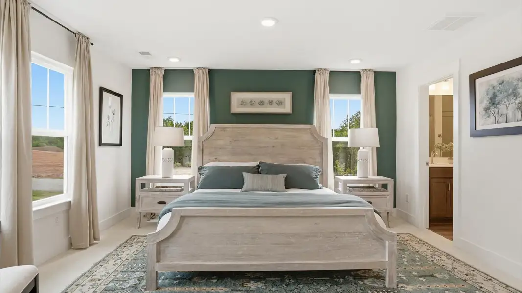 Furnished interior view inside a new home in Marion Square, Greenville (Image 20).
