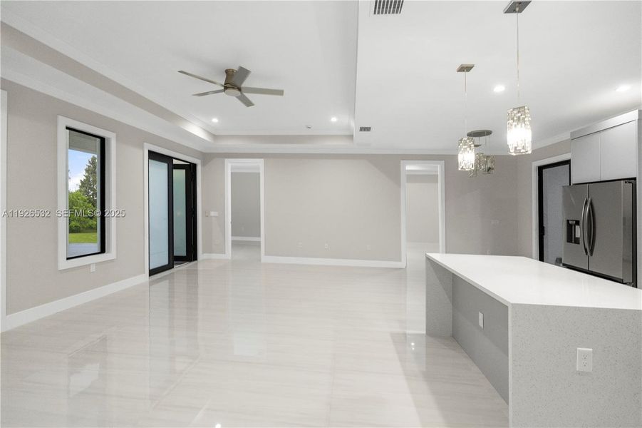 Spacious, unfurnished interior of a new home in , Naples (Image 48). Spacious, unfurnished interior of a new home in , Naples (Image 48).