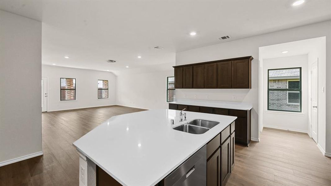 Furnished interior view inside a new home in Waverly Estates, Josephine (Image 8).