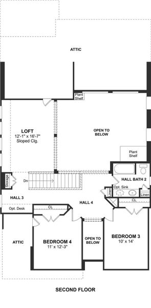 The Ashville floor plan by K. Hovnanian® Homes. 2nd Floor shown. *Prices, plans, dimensions, features, specifications, materials, and availability of homes or communities are subject to change without notice or obligation. The Ashville floor plan by K. Hovnanian® Homes. 2nd Floor shown. *Prices, plans, dimensions, features, specifications, materials, and availability of homes or communities are subject to change without notice or obligation.