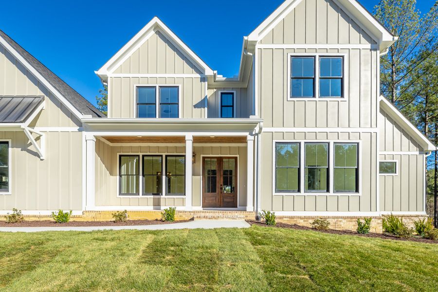 Front exterior of a new home in River Gorge Ranch, Guild, TN, highlighting curb appeal (Image 32).