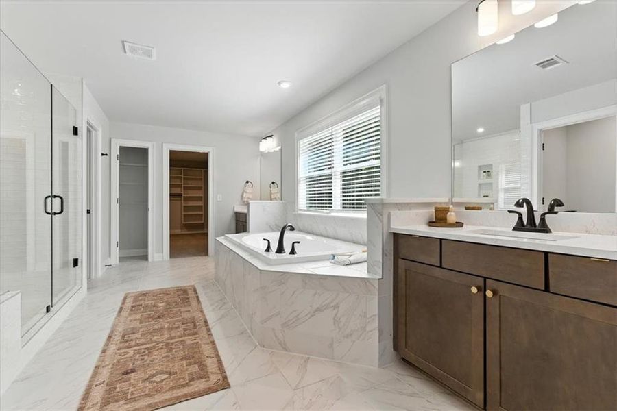 Furnished interior view inside a new home in Ford Landing, Acworth (Image 39).