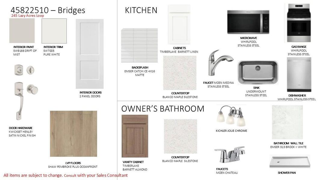 Sample of building materials used in homes in , Summerville (Image 36).