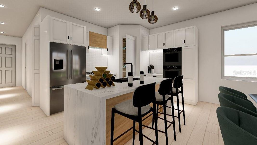 Furnished interior view inside a new home in , Tampa (Image 8).