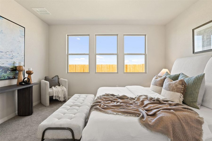 Furnished interior view inside a new home in Rolling Glen, Hutto (Image 4). Furnished interior view inside a new home in Rolling Glen, Hutto (Image 4).