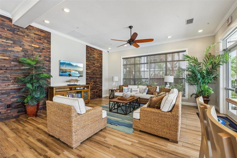 Furnished interior view inside a new home in , New Smyrna Beach (Image 27).