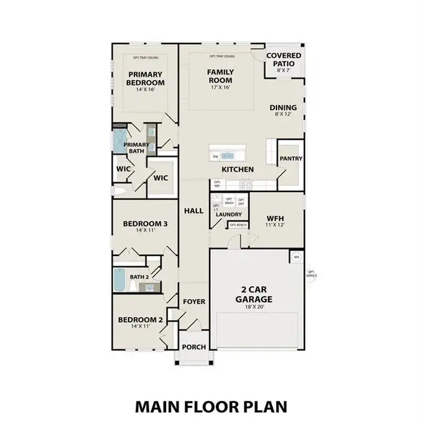 The Laurel I Floor Plan 1