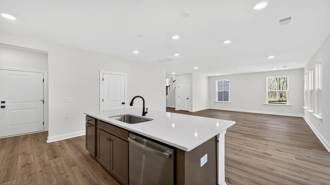 Furnished interior view inside a new home in Creekside at Andrews, Summerville (Image 7).