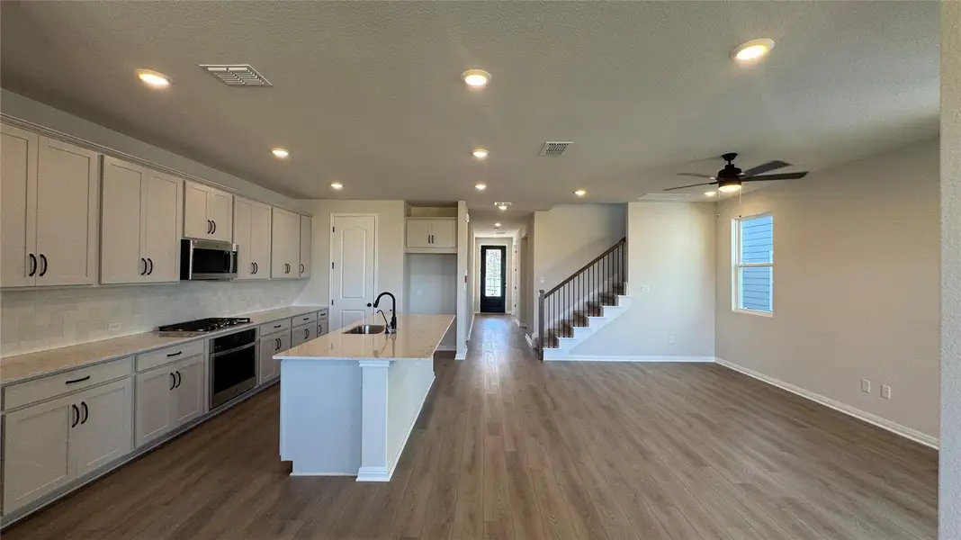 Furnished interior view inside a new home in Cannon Ranch 45s, Dripping Springs (Image 10). Furnished interior view inside a new home in Cannon Ranch 45s, Dripping Springs (Image 10).