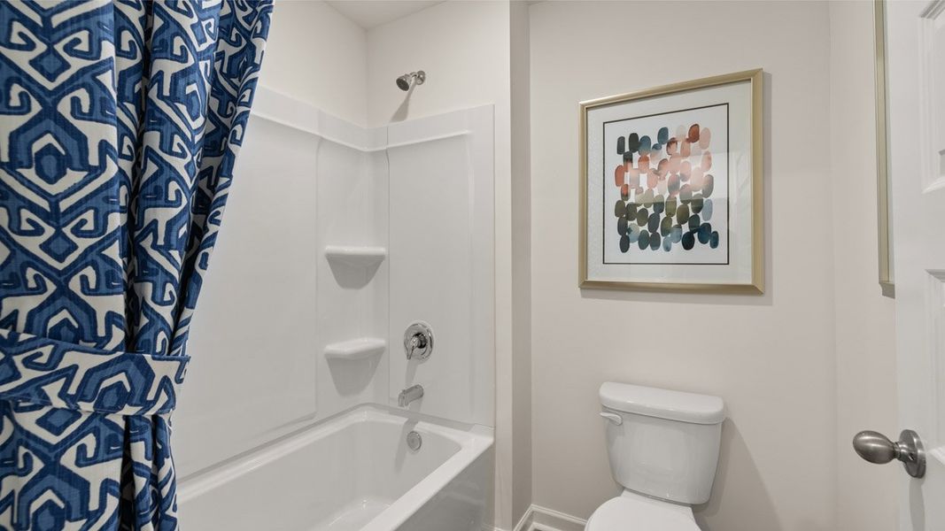 Representative furnished interior of a home built from the HAYDEN Express by D.R. Horton in WillowBrook, Winder (Image 63).