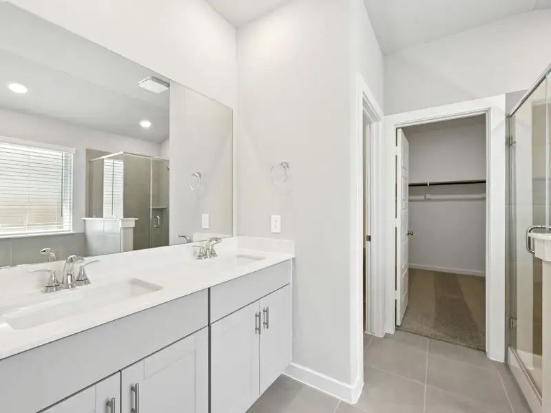 Furnished interior view inside a new home in Sanford Farms - Premier Series, Waller (Image 9).