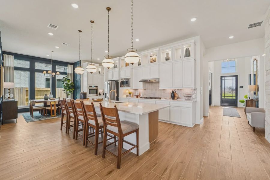 Furnished interior view inside a new home in Wildrye, Waller (Image 4).