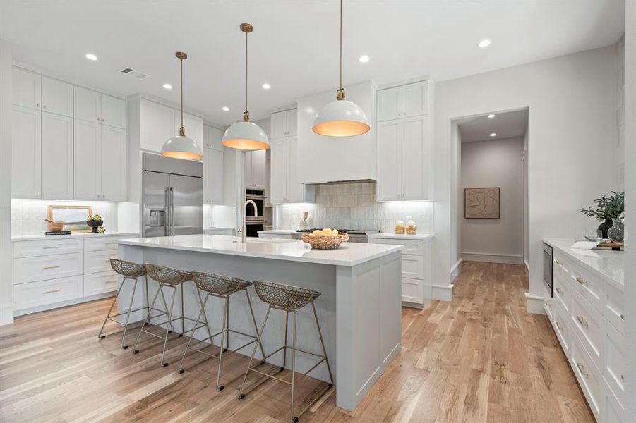 Furnished interior view inside a new home in , Dallas (Image 10).