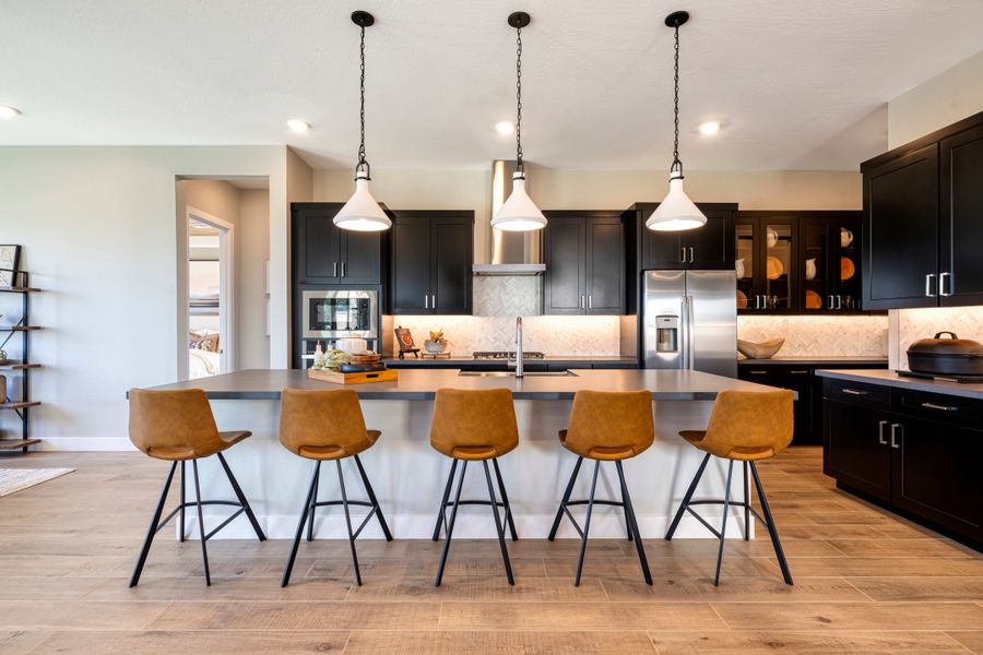 Representative furnished interior of a home built from the Elden Plan 4505 by Tri Pointe Homes in Waterston Central, Gilbert (Image 7).
