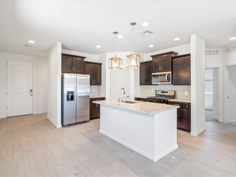 Furnished interior view inside a new home in Las Patrias at Star Valley Phase III - Signature Series, Tucson (Image 3).