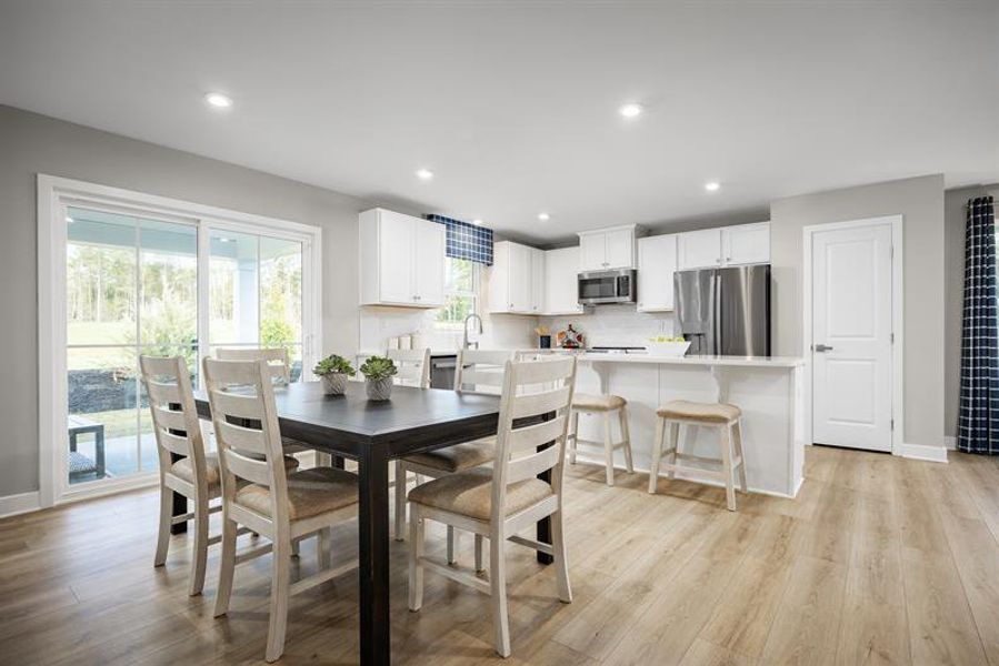 Representative furnished interior of a home built from the Grand Cayman by Ryan Homes in The Meadows at Hollybrook, Wendell (Image 7).