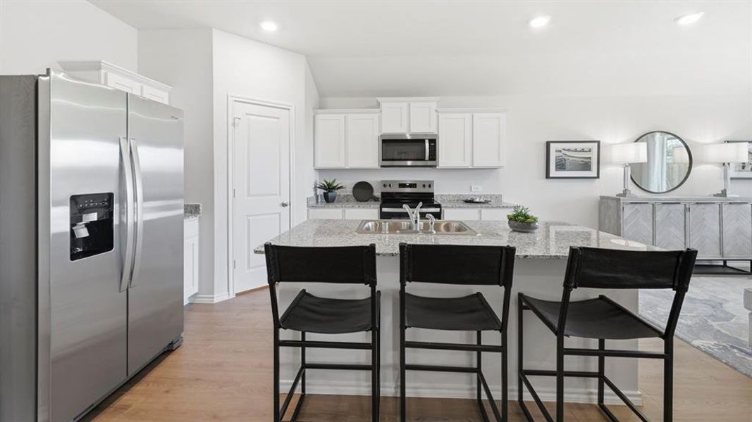 Furnished interior view inside a new home in Chalk Hill, Celina (Image 11).