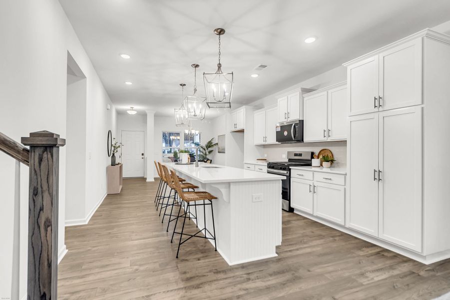 Furnished interior view inside a new home in Homecoming, Ravenel (Image 9).