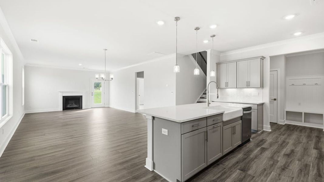 Furnished interior view inside a new home in Sycamore Cove, Woodruff (Image 7).