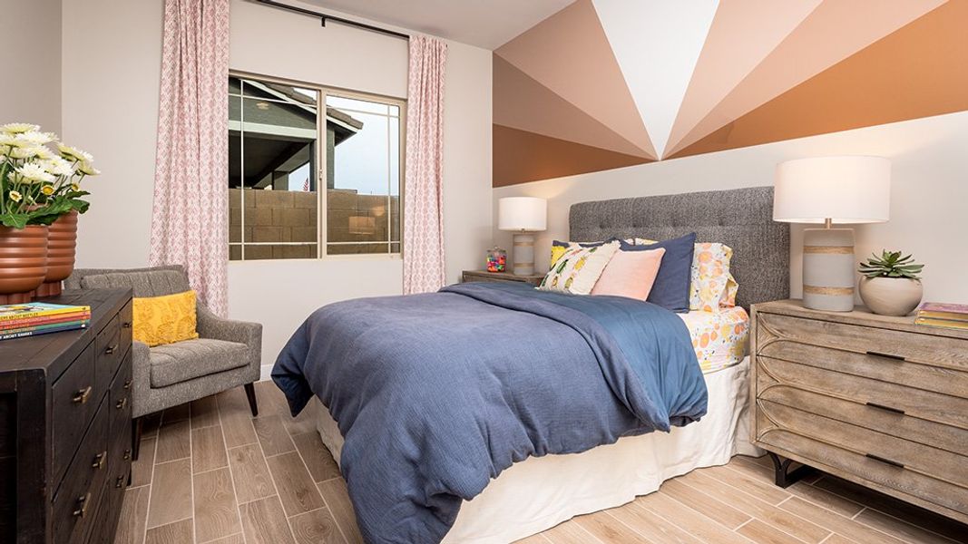 Furnished interior view inside a new home in Ellsworth Ranch, Queen Creek (Image 8).