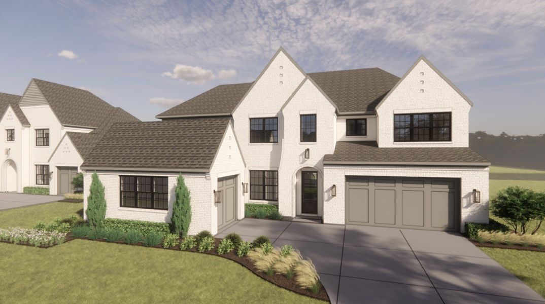 Representative exterior photo of a completed home built from the The Magnolia by Homebound in Park Place, Prosper, TX (Image 4).